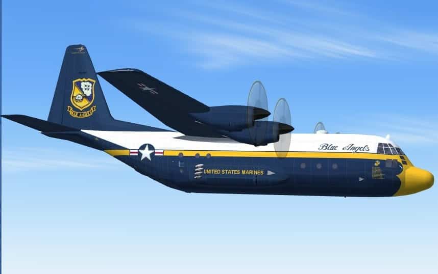 FS2004 Blue Angels C130 (Fat Albert) Textures