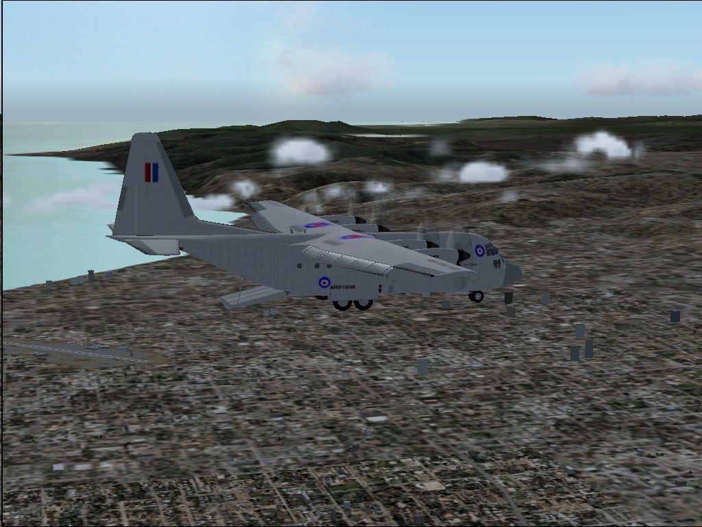 FS2004 C130 Hercules Lo-Vis RAF Textures only