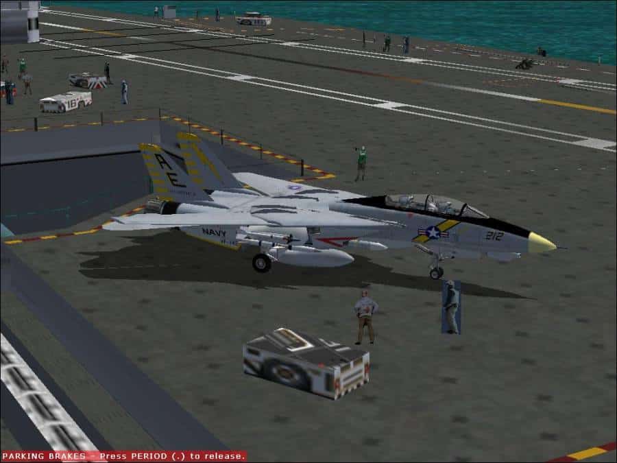 FS2004 F-14b New VF-142 Ghostriders scheme Textures only