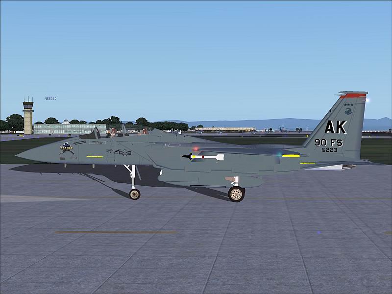 FS2004 F-15E Elmendorf Reskin Package