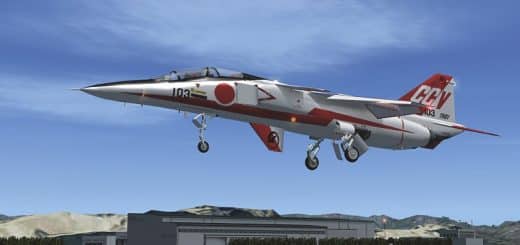 FS2004 / FSX Mitsubishi T-2CCV Package