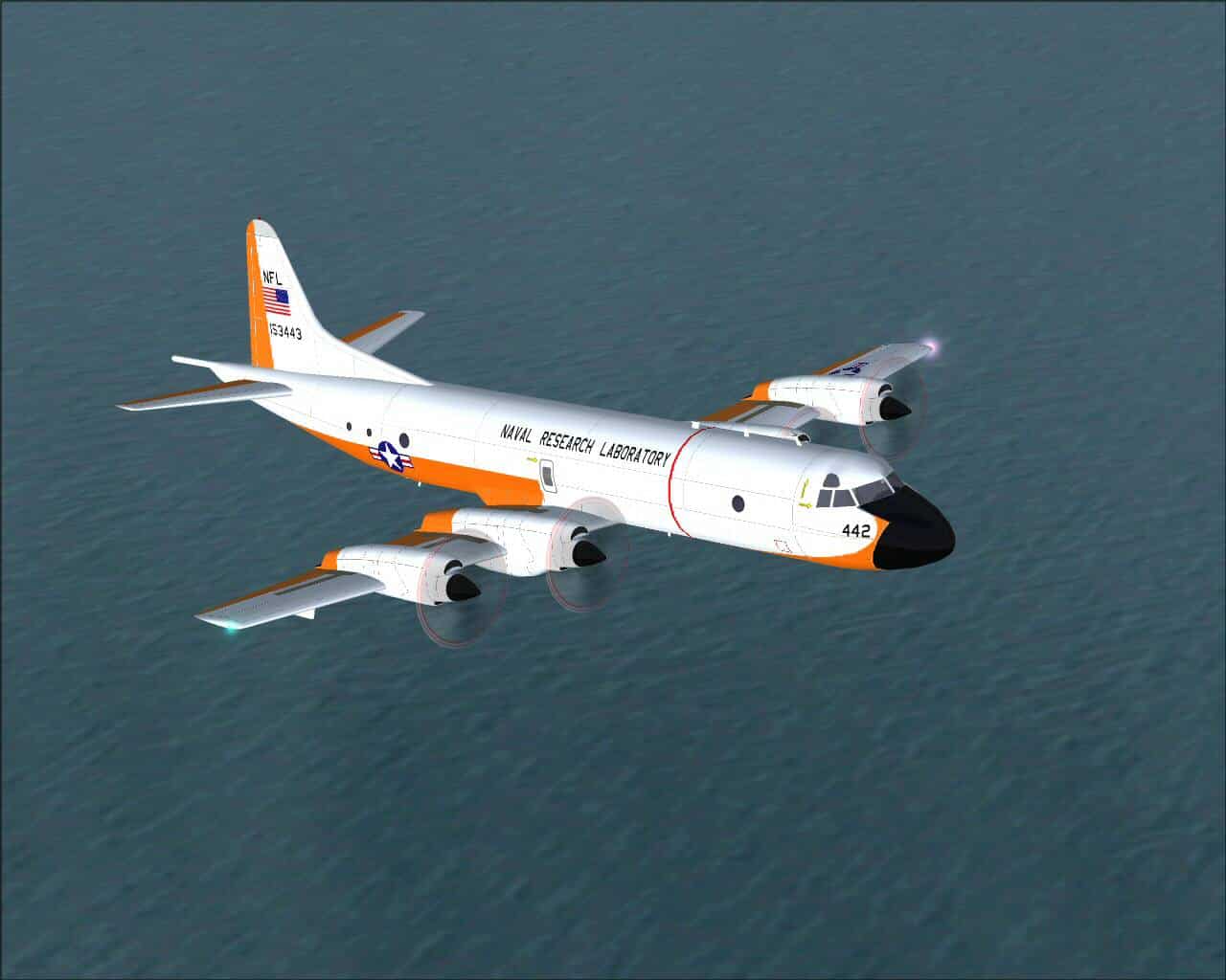 FS2004 ORION P3 Textures depicting USN NRL