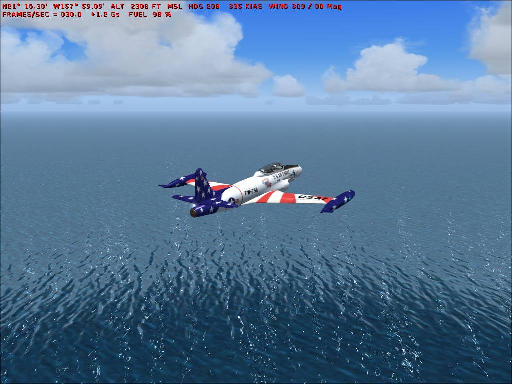 FS2004 T-33A Shooting Star Updated