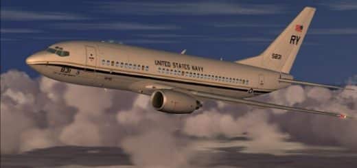 FS2004 US Navy C-40 Package based on the Kittyhawk Boeing 737-700