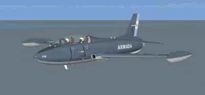 FS2004/2002 Argentinean Navy Aermachi MB326GB (2005)