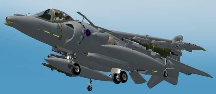 FS2004/2002 BAe Harrier GR.7