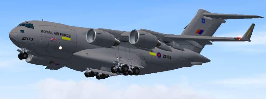 FS2004/2002 Boeing C-17 Globemaster III RAF Livery