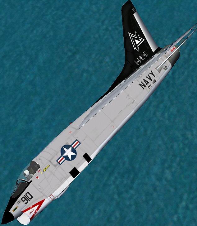 FS2004/FS2002/CFS2 RF-8A Crusader RF-8A from VFP-306, USNR