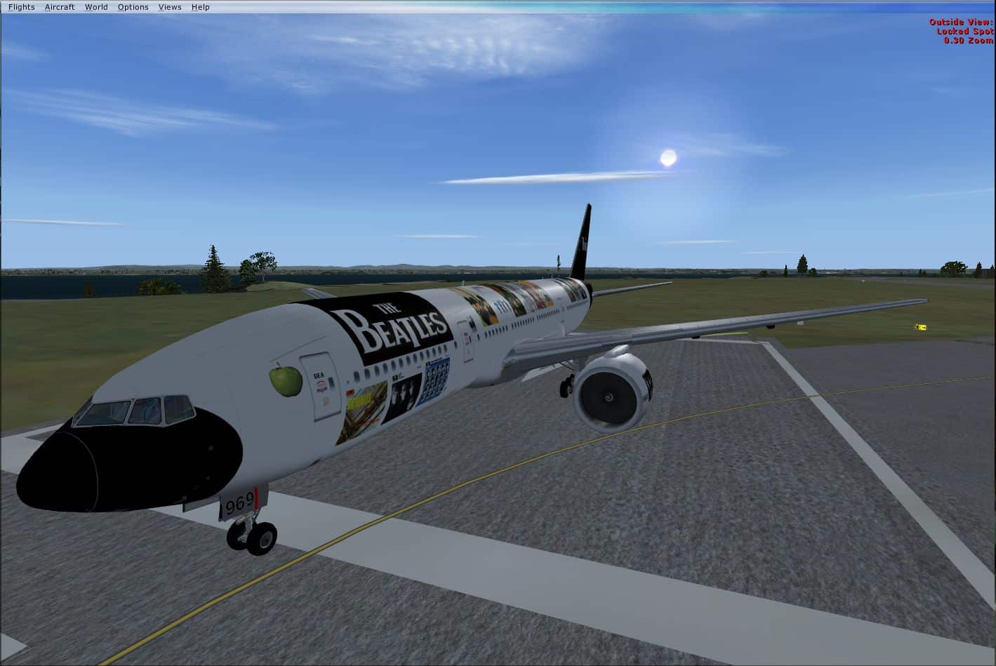 FS2004/FSX Beatles Airways Boeing 777-200 vc