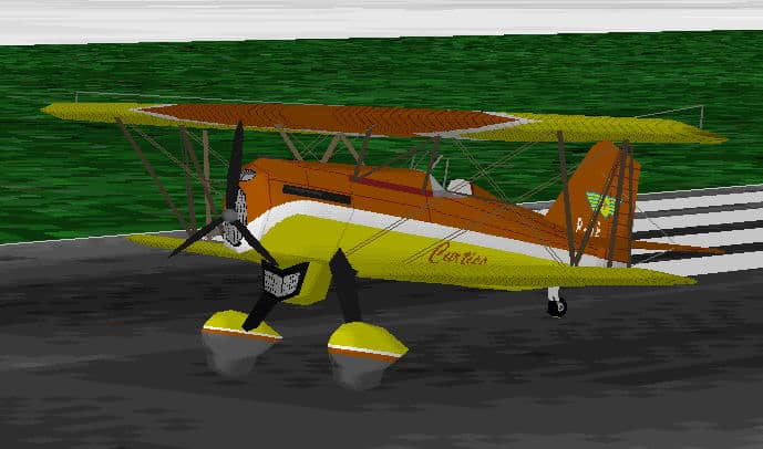 FS98/ FS2K Curtiss P-6E Hawk -civil version