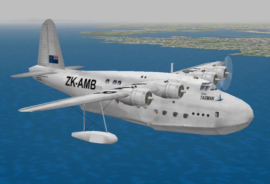 FS98/FS2000 Short S.25 Sandringham flying Boat Tasman Empire Airways
