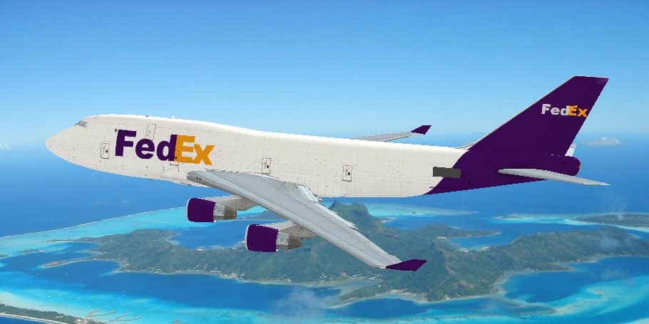 FSX 747-400 FedEx Textures
