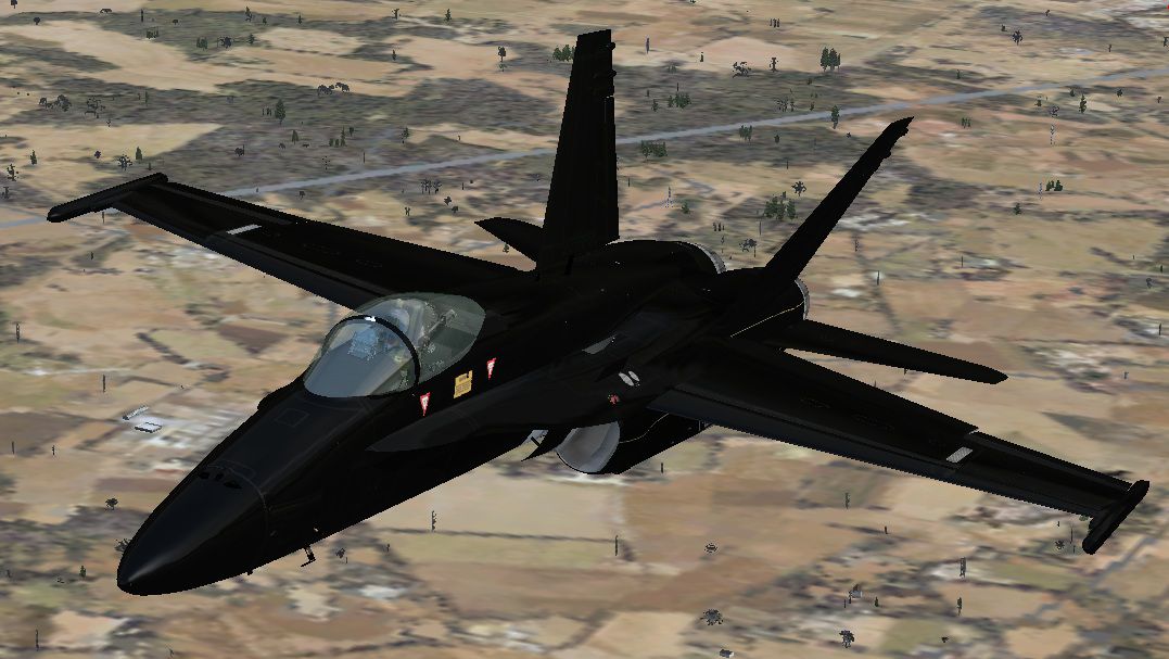 FSX Acceleration F/A-18 Aggression Team Textures