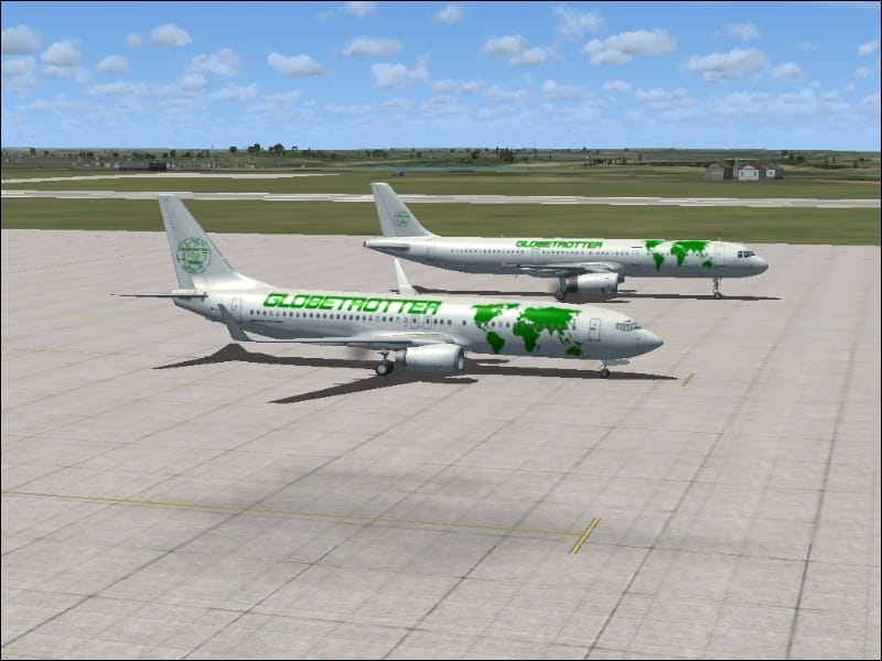 FSX Airbus A321 Globetrotter Textures