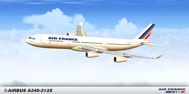 FSX Airliners Air France KLM textures pack