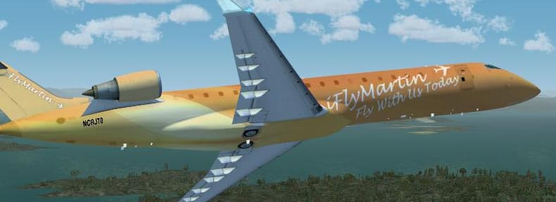 FSX CRJ-700 iFlyMartin Textures