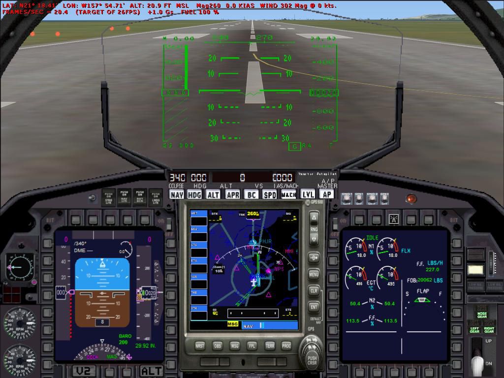 FSX F-15E Panel.