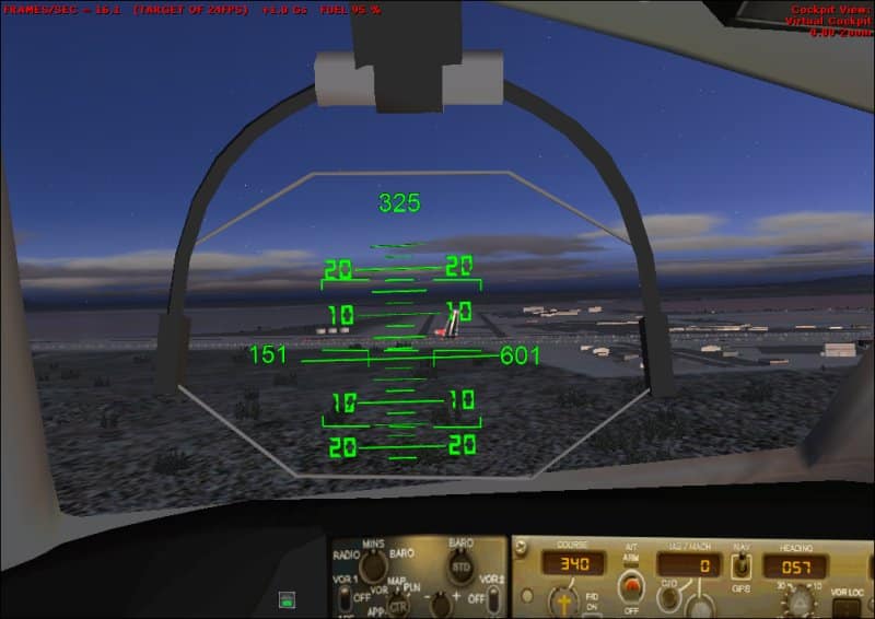 FSX HUD for Commercial Jets.