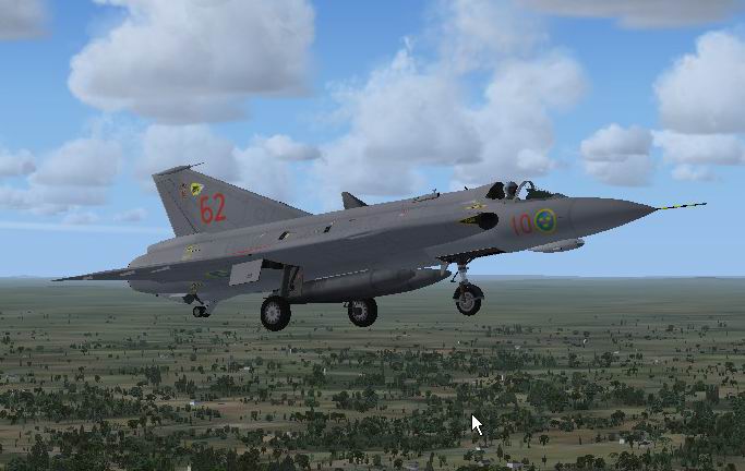 FSX Saab 35 Draken Package.