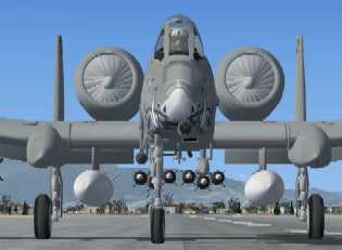 FSX/FS2004 A-10 Thunderbolt II Barksdale AFB, LA Dogpatchers Textures only