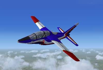 FSX/FS2004 AlphaJet -E Patrouille de France Flyboys Complete set