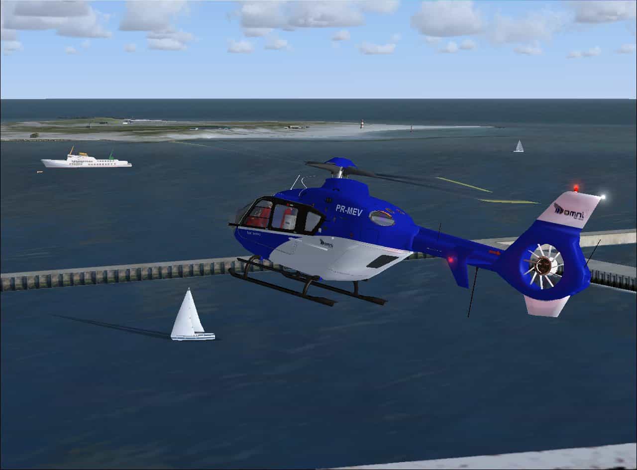 FSX/FS2004 EC-135 PR-MEV Textures