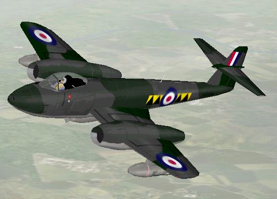 Gloster Meteor F Mk 8 for FS2000