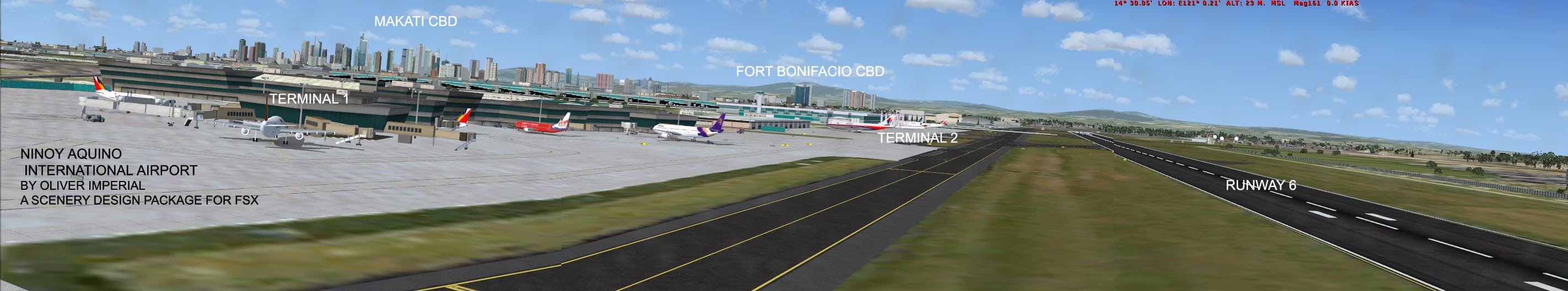 Ninoy Aquino International Airport (RPLL) photoreal scenery