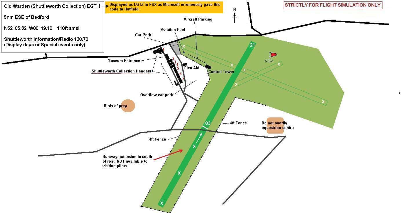 Old Warden Airfield and Museum, UK (corrected)