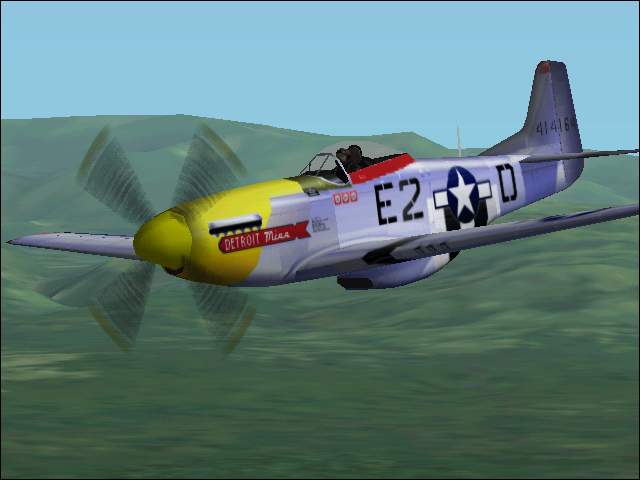 P51D Mustang “Detroit Miss” For CFS 1/CFS 2/FS2000