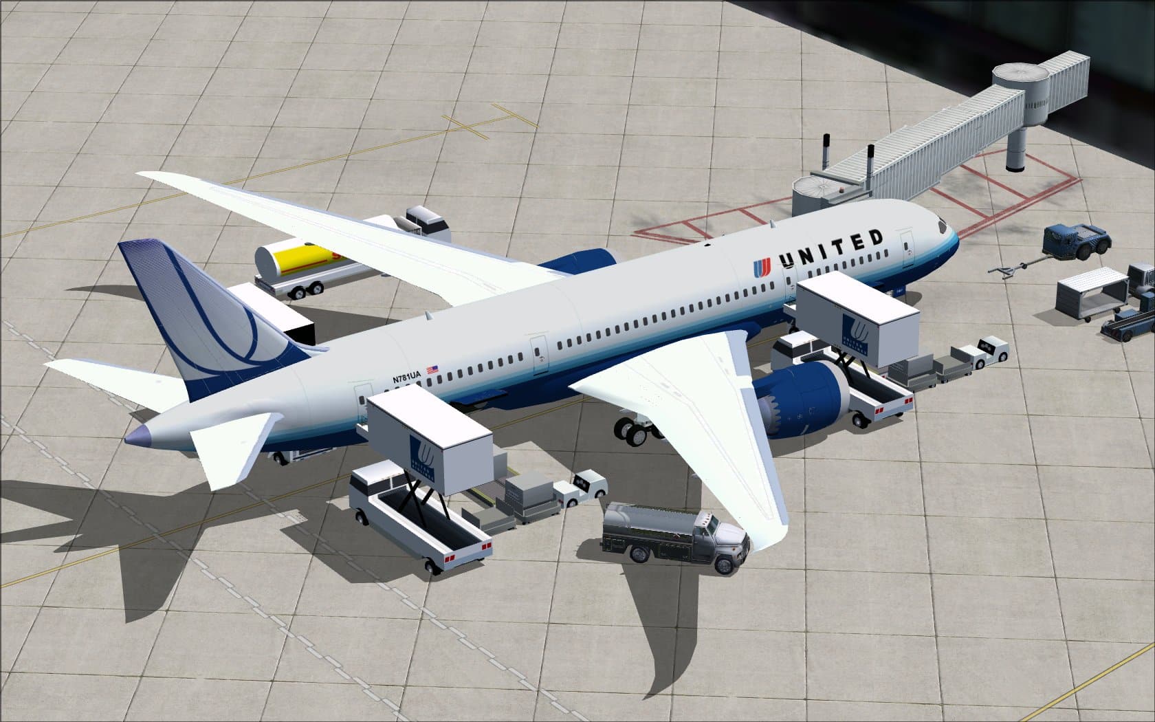 United Airlines Boeing 787-8 V2