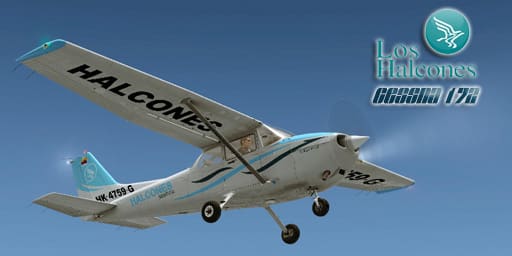 A2A Cessna 172 Los Halcones Textures