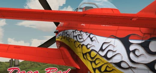 A2A WOP P51 Civilian “Dago Red” textures