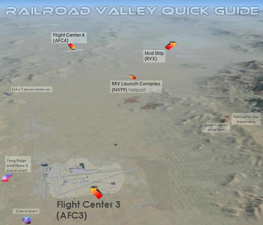 Aeroworks Railroad Valley 2013 Scenery Package