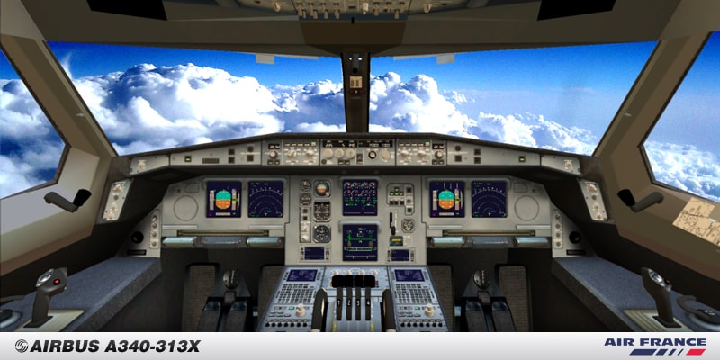 Airbus A340-300 Air France (Old livery) Textures