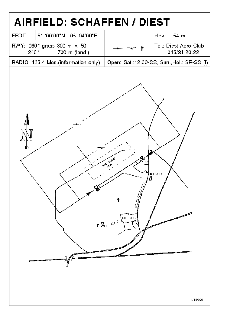 Airfield Schaffen Diest (Belgium)