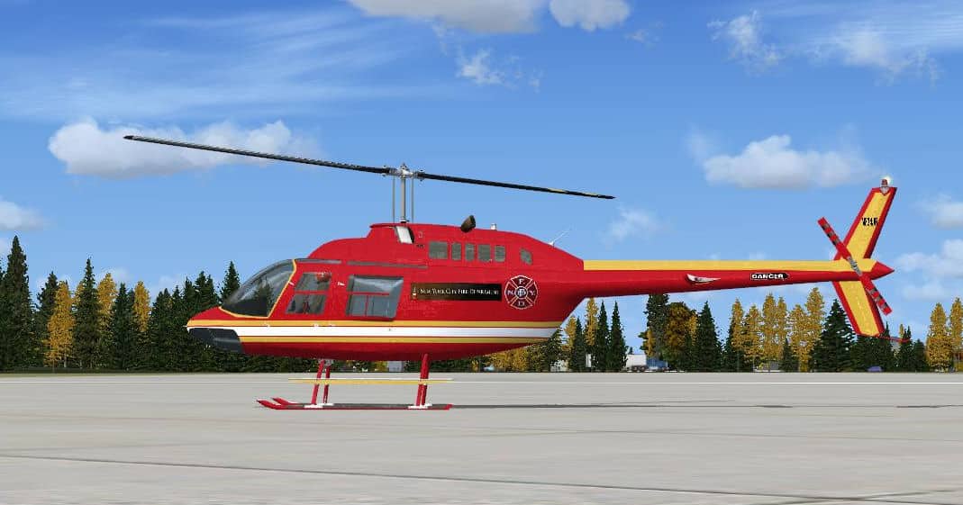 Bell 206B NYFD Textures