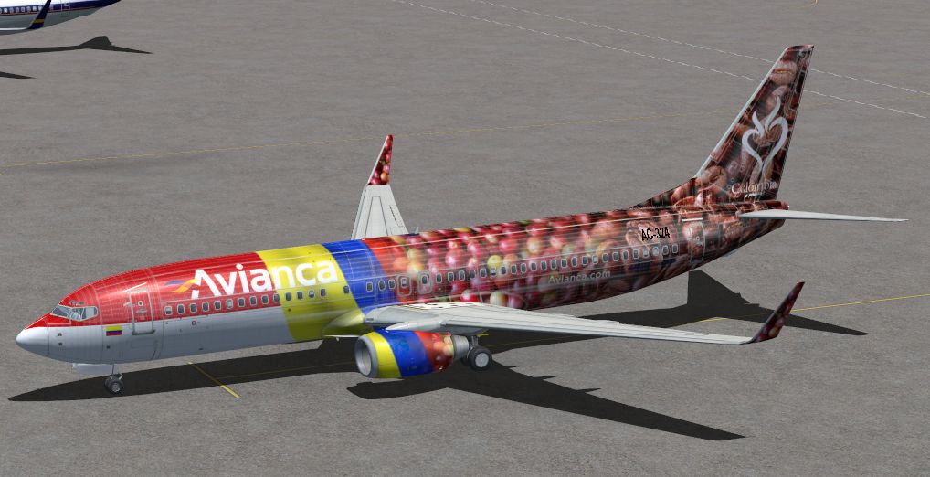 Boeing 737-800 Avianca “100% Columbian” Textures