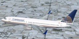 Boeing 737-800 Continental Airlines textures