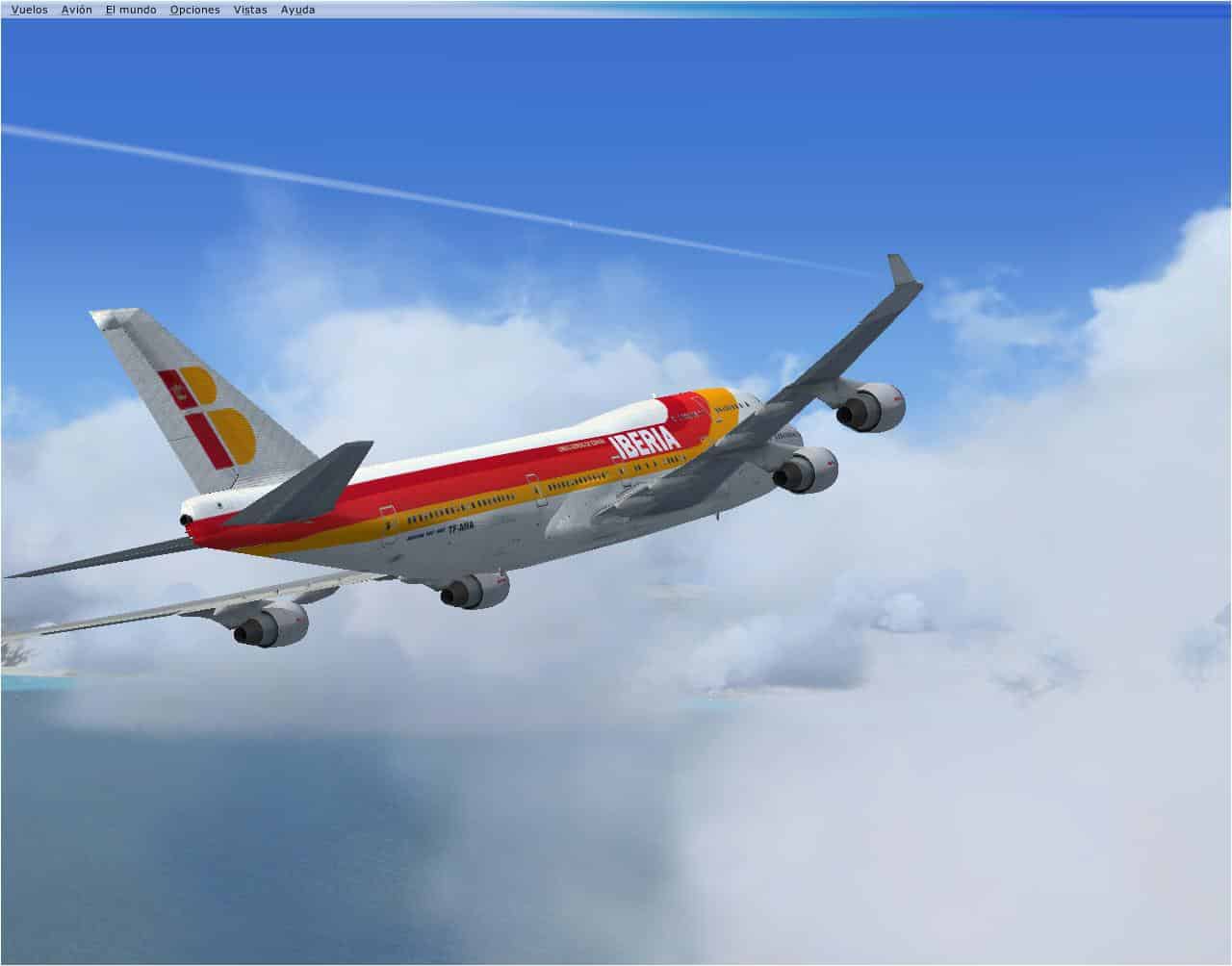 Boeing 747-400 Iberia Textures