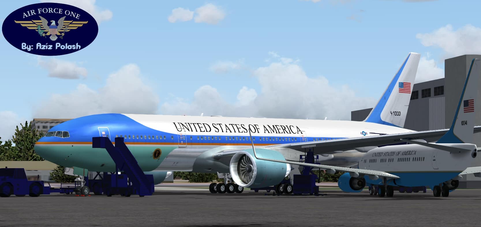 Boeing 777-232LR Air Force One Package