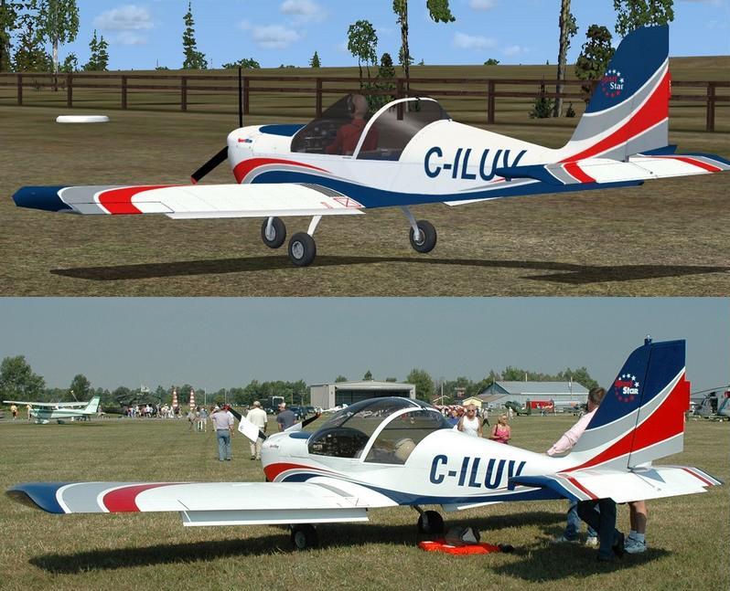 Evektor Sportstar VLA Textures