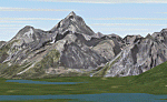FS 2000 scenery–Grand Tetons South Wy, USA
