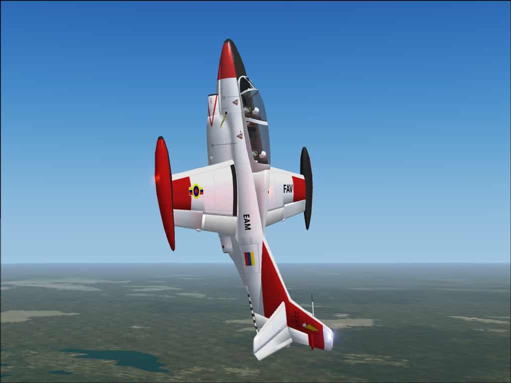 FS 2004 Fuerza Aerea Venezolana Rockwell T-2D Buckeye 2240 EAM Textures only