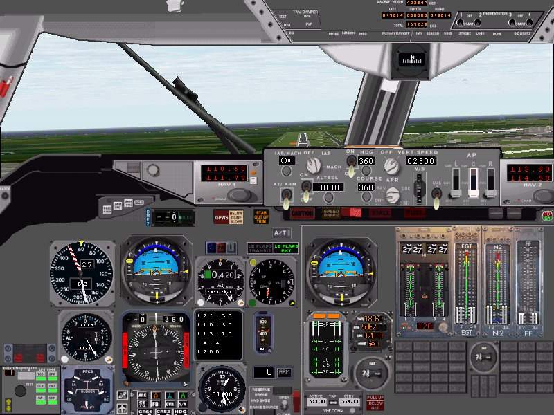 FS2000 Boeing 747-200 panel V2