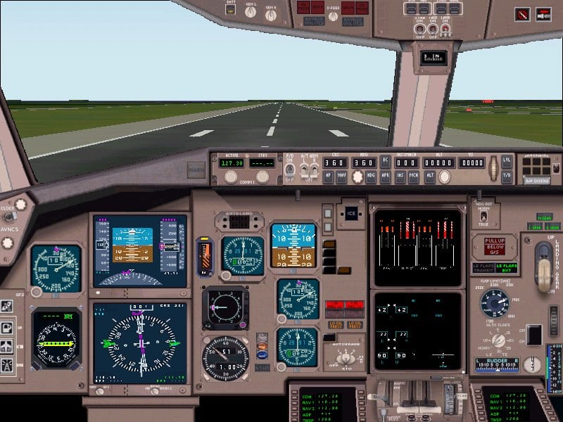 FS2000 Boeing 767-200 panel V3