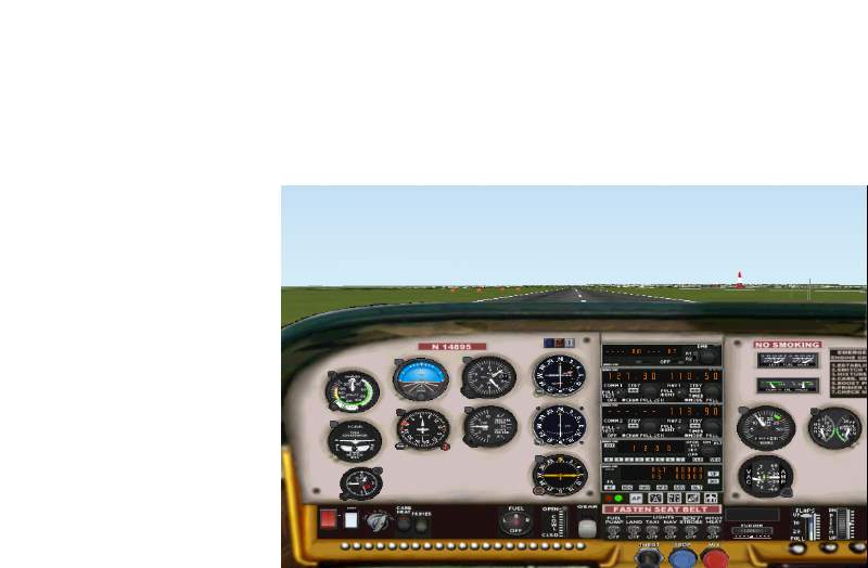 FS2000 Cessna 182rg older panel