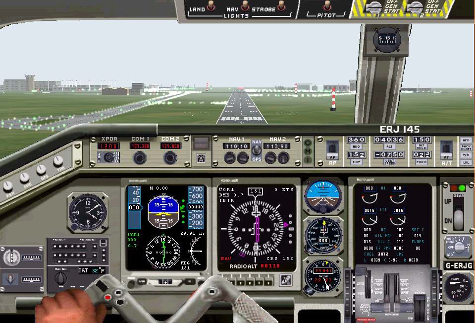 FS2000 EMBRAER ERJ-145 PANEL
