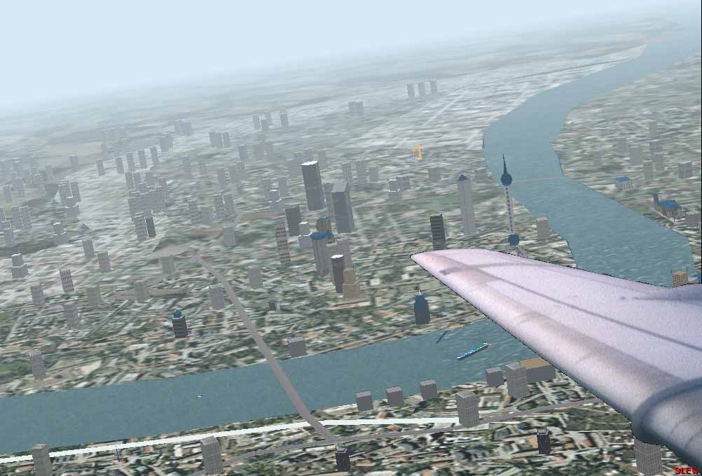 FS2000 Fokker F-100 wing views