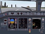 FS2000 Lear Jet R-145 panel